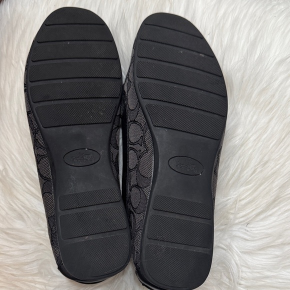 Coach Women's Gray Patterned Moccasins - Picture 7 of 7